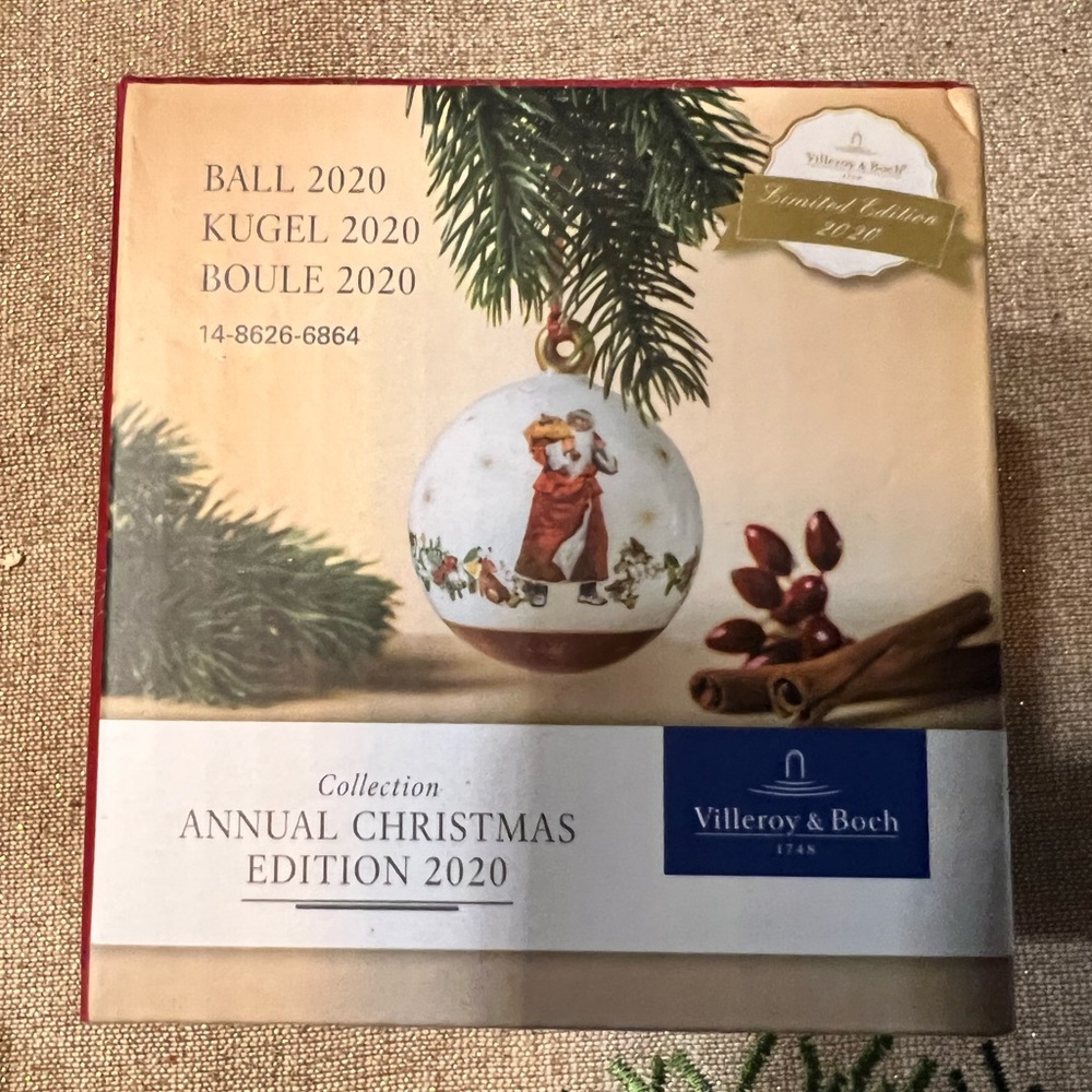 Limited edition villeroy & boch 2020 ornament